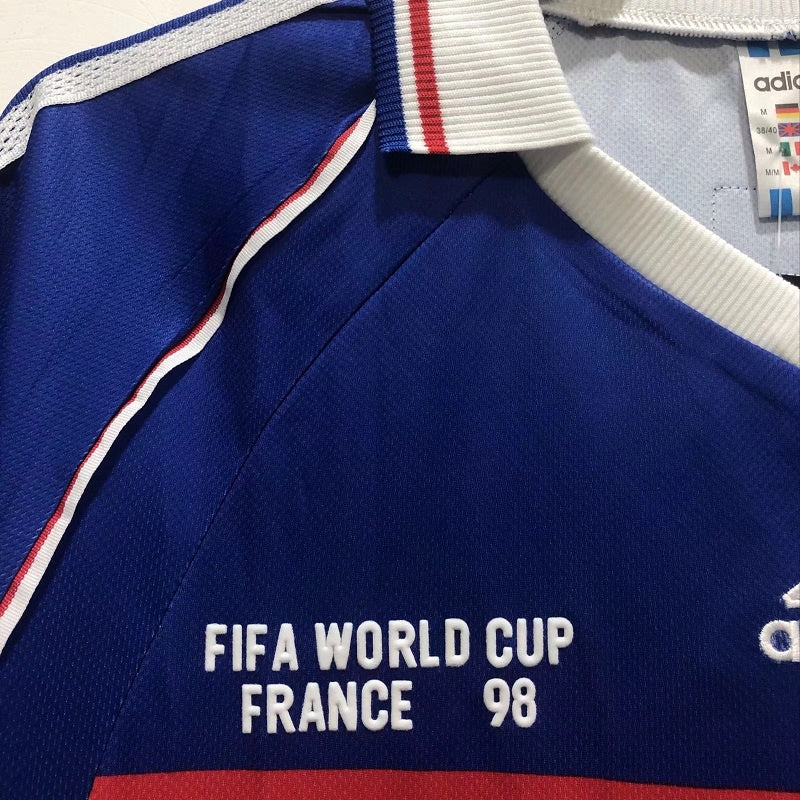 Camiseta Retro Francia 1998 – Zidane & Henry Mundial | CZONE10