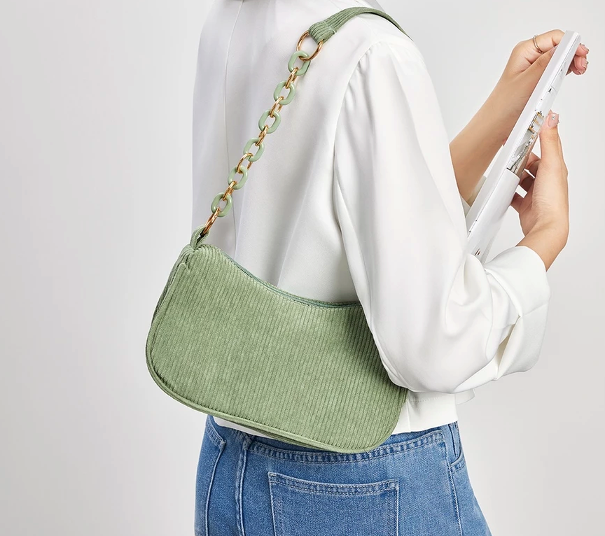 Bolso de Hombro Mini con Cadena | Varios Colores | Estilo Casual y Resistente