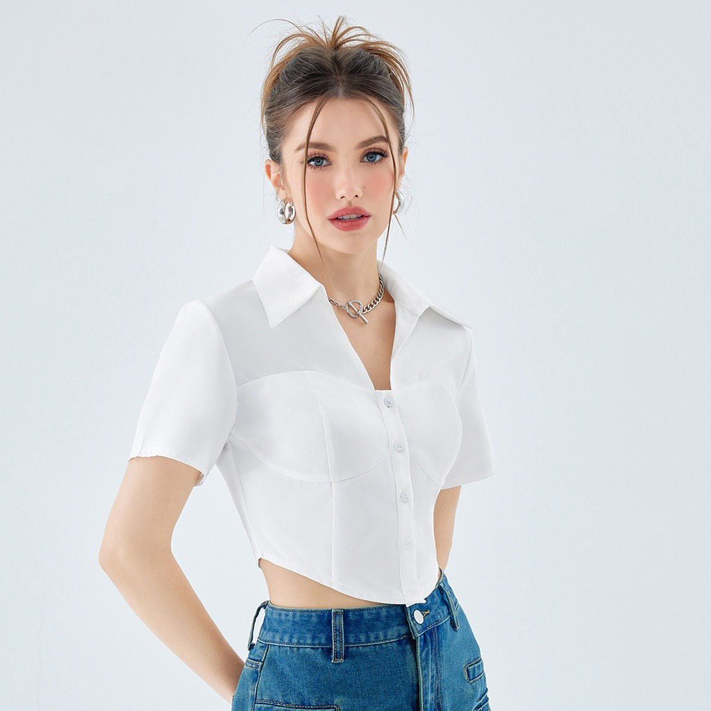 Blusa Blanca para Mujer