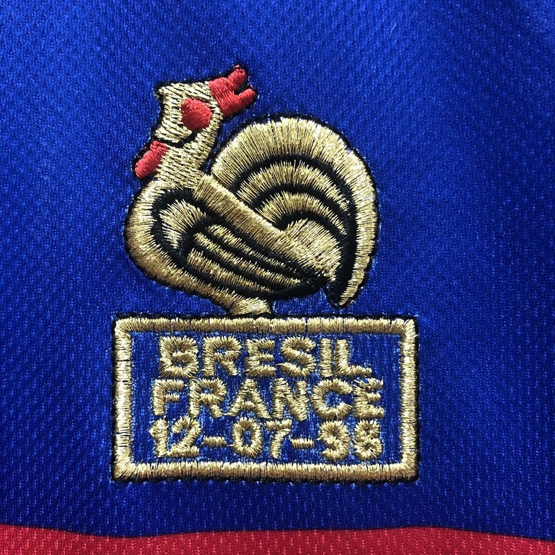 Camiseta Retro Francia 1998 – Zidane & Henry Mundial | CZONE10