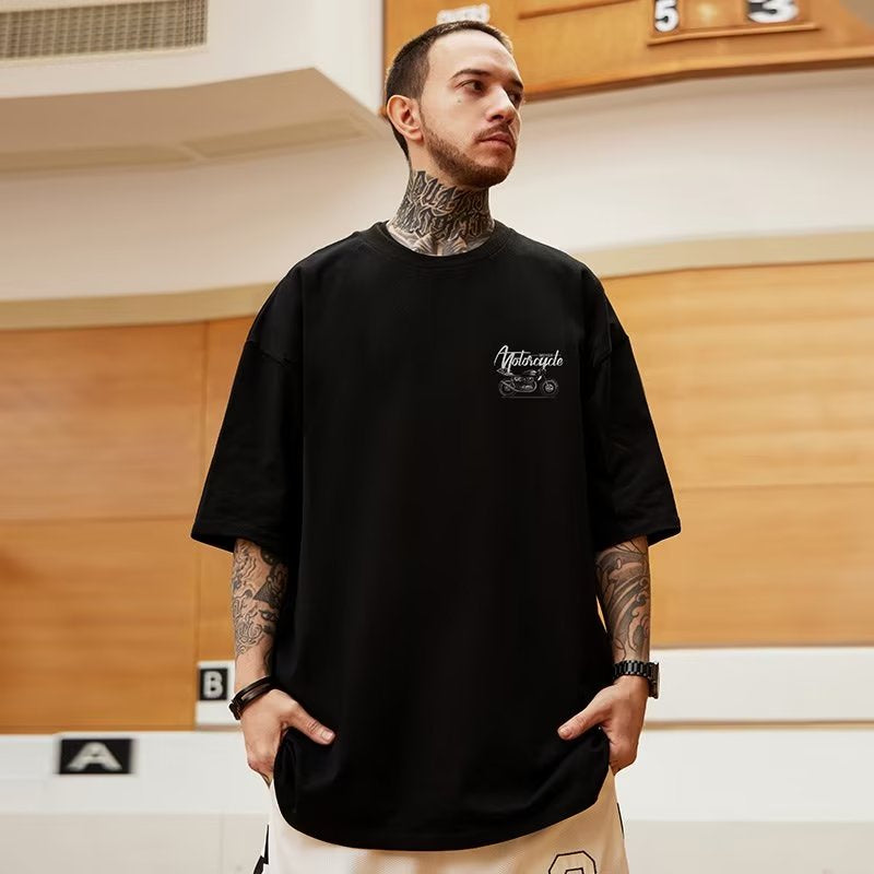Camiseta Oversize de Verano Estilo Americano