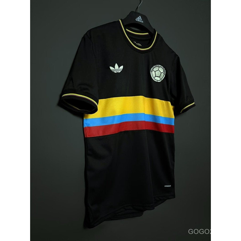 Camiseta Colombia 100 Años Negra Entrenamiento 25/26 | Edición Especial