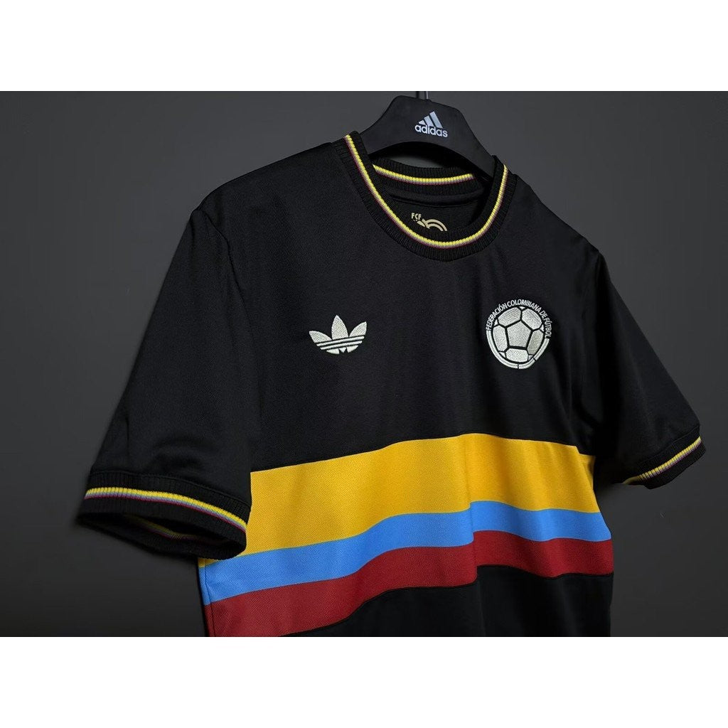 Camiseta Colombia 100 Años Negra Entrenamiento 25/26 | Edición Especial