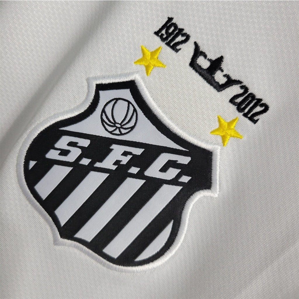 Camiseta Retro Santos 2011 Neymar JR #11 - Blanca Hombre