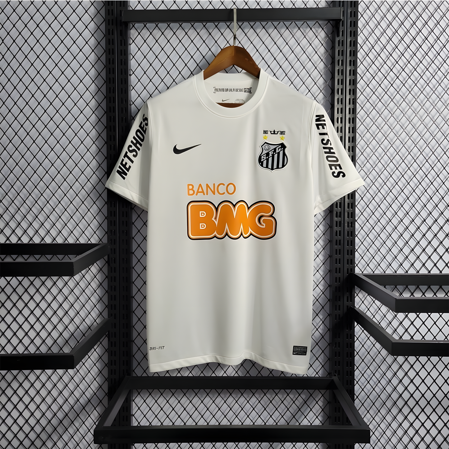 Camiseta Retro Santos 2011 Neymar JR #11 - Blanca Hombre
