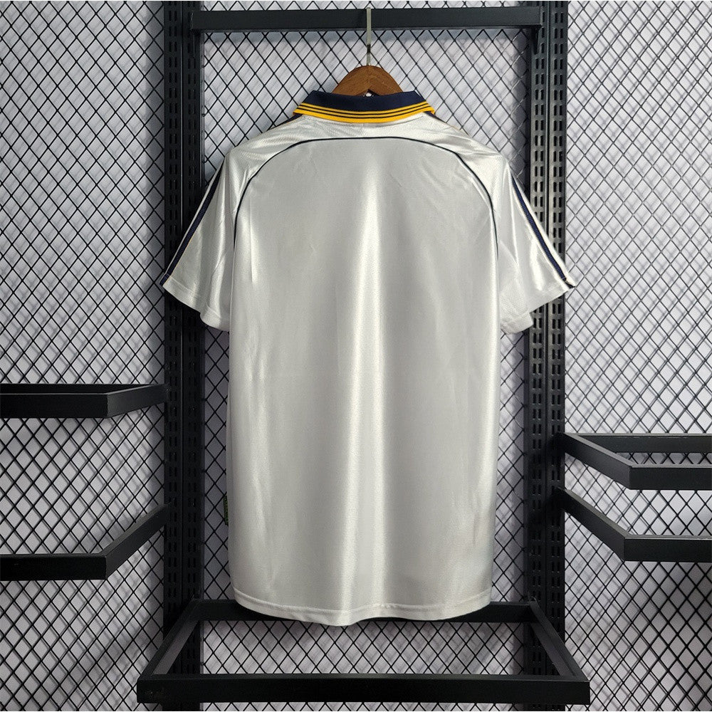 Camiseta Real Madrid Retro 99/00 Blanca – Edición Legendaria Personalizable | CZONE10