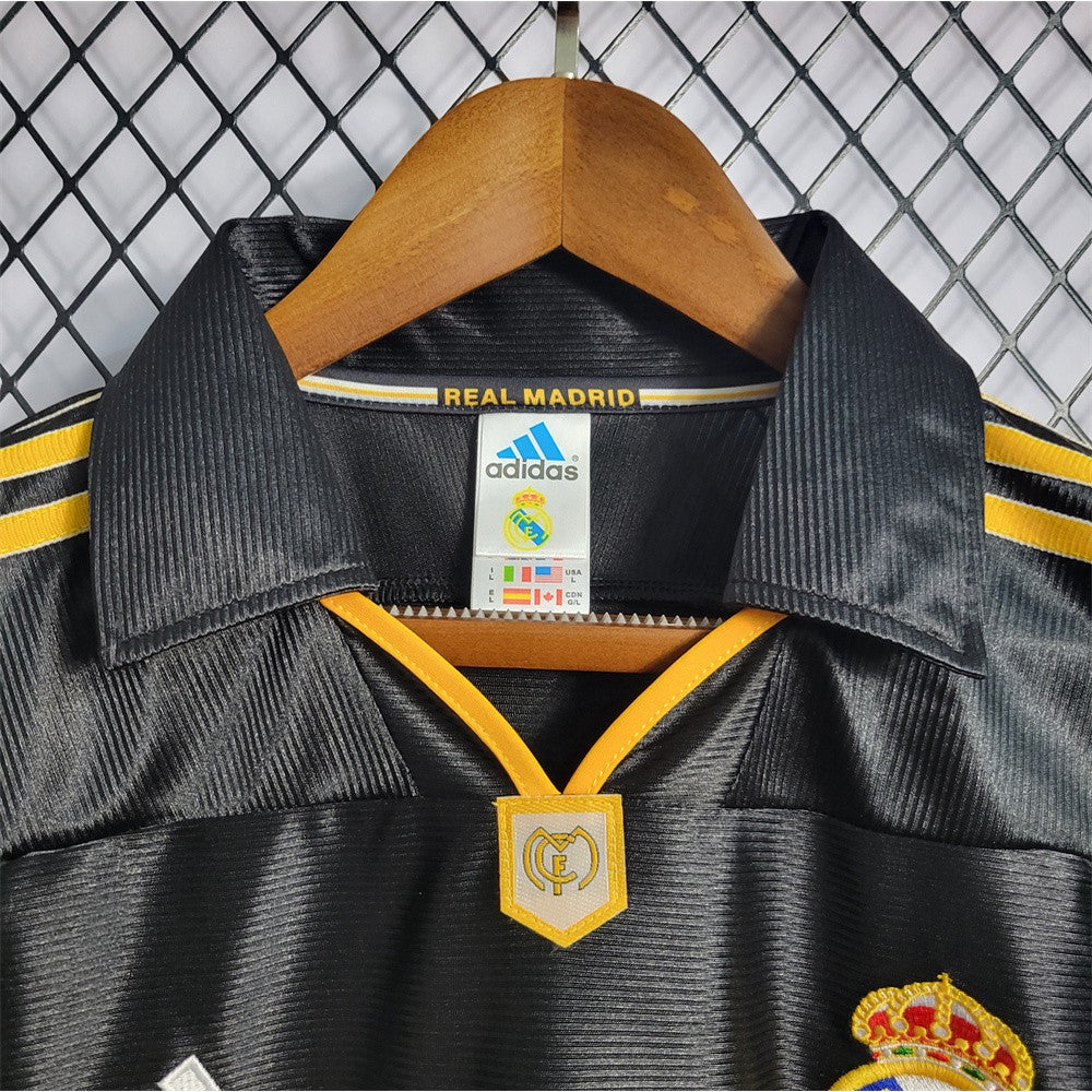 Camiseta Real Madrid 99/00 Negra Retro | Roberto Carlos Edición Clásica