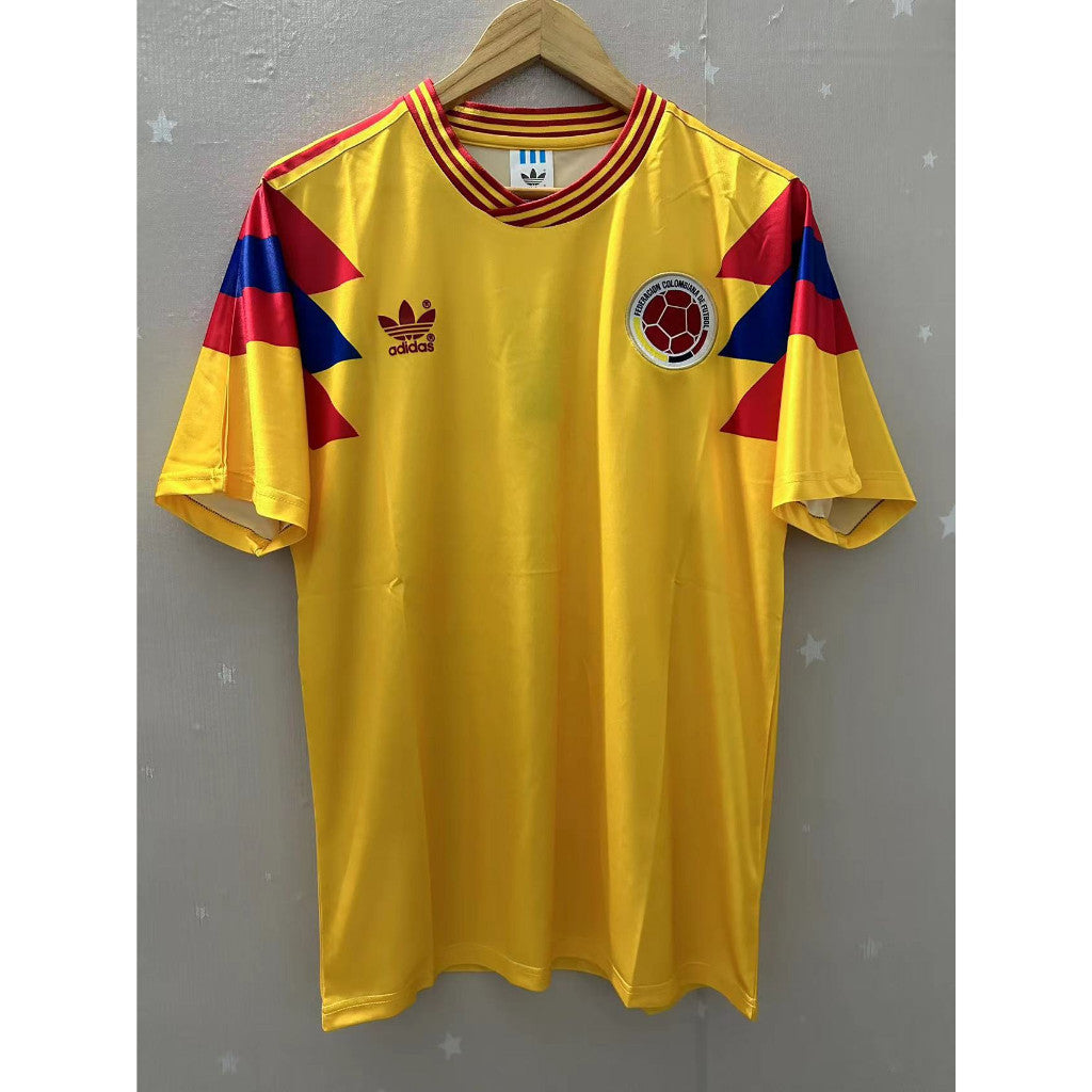 Camiseta Retro Colombia Valderrama #10 | Edición Clásica | Calidad Premium