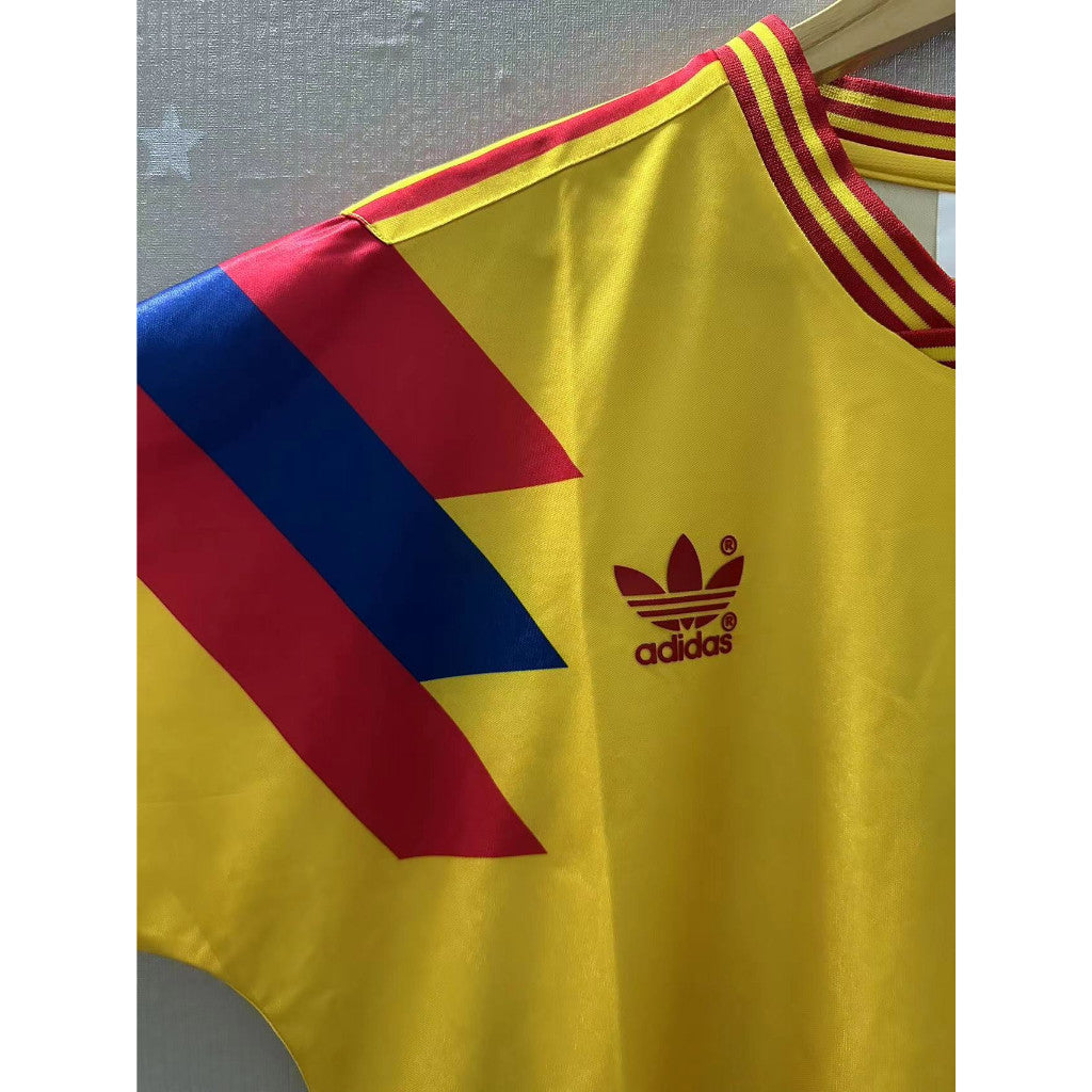 Camiseta Retro Colombia Valderrama #10 | Edición Clásica | Calidad Premium