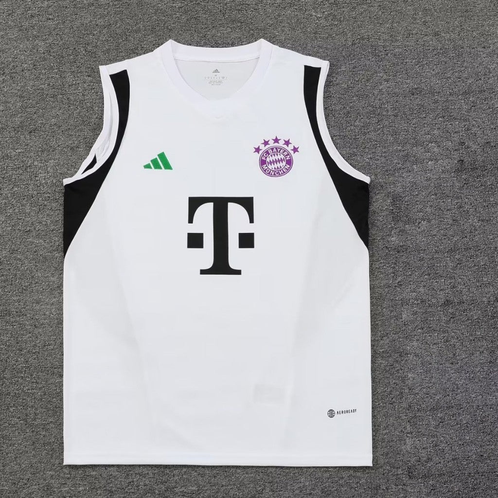 Camiseta Bayern Munich 23/24 Entrenamiento – Negra/Blanca Manga Corta y Sin Mangas | CZONE10