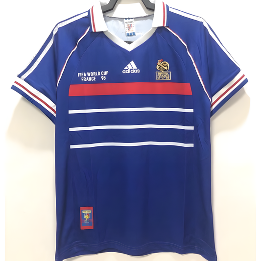 Camiseta Retro Francia 1998 – Zidane & Henry Mundial | CZONE10
