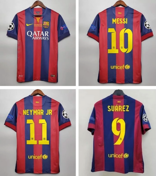 Camiseta Retro Barcelona 14/15 – Messi Neymar Suárez MSN | CZONE10