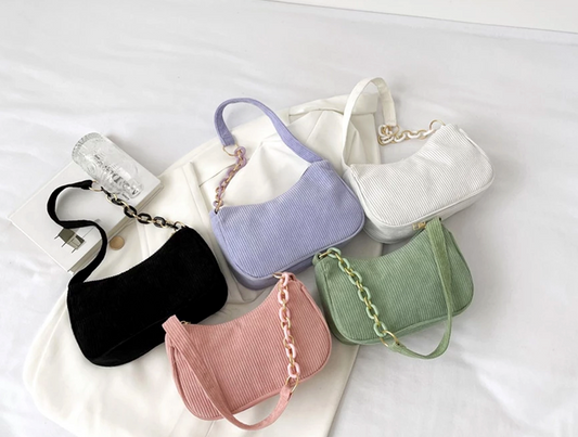 Bolso de Hombro Mini con Cadena | Varios Colores | Estilo Casual y Resistente