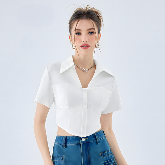 Blusa Blanca para Mujer