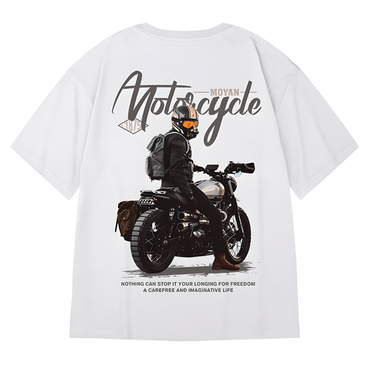 Camiseta Oversize de Verano Estilo Americano