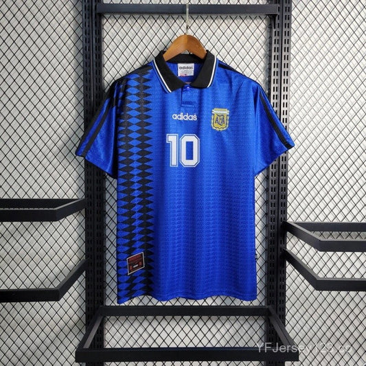 Camiseta Retro Argentina 1994 Azul | Maradona #10 | Edición Clásica y Personalizable