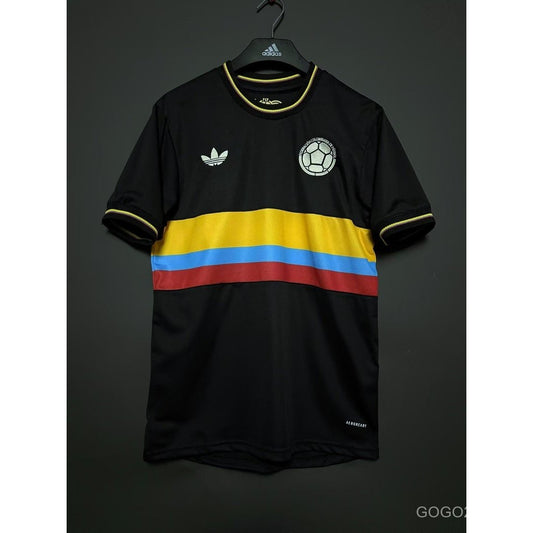 Camiseta Colombia 100 Años Negra Entrenamiento 25/26 | Edición Especial