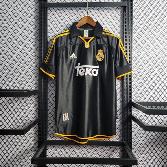 Camiseta Real Madrid 99/00 Negra Retro | Roberto Carlos Edición Clásica