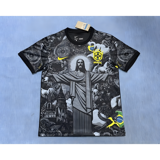 Camiseta Brasil Cristo Redentor Edición Arte - Hombre