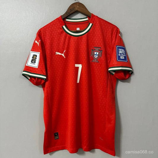 Camiseta Portugal 2025-26 Local Oficial | Ronaldo #7 | Edición Fanáticos